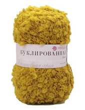 Пряжа для вязания Пехорка Буклированная цв.Горчица, Вязание, фото 1
