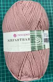 Пряжа Пехорка Элегантная цв.Пыльная роза, Вязание, фото 1