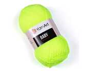 Пряжа YarnArt Baby цв.неоново-желтый, Вязание, фото 1