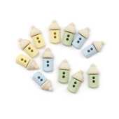 Набор пуговиц ASSORTED ITEMS-SC BABY BOTTLES BOY , Скрапбукинг, фото 1