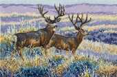 Mulies in Sage, Вышивка крестом, фото 1