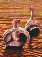 Набор для вышивания Лебеди в сумерках (Twilight Swans), Счетный крест, фото 1
