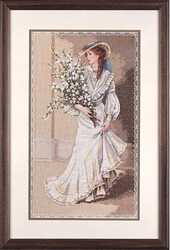 Набор для вышивания Элегантный портрет (Portrait of Elegance), Счетный крест, фото 1