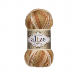 Пряжа Alize DIVA Batik (7112), Вязание, фото