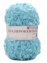 Пряжа для вязания Пехорка Буклированная цв.Океан, Вязание, фото