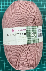 Пряжа Пехорка Элегантная цв.Пыльная роза, Вязание, фото