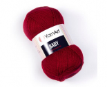 Пряжа YarnArt Baby цв.бордовый, Вязание, фото