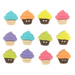 Набор пуговиц ASSORTED ITEMS-SC CUPCAKES , Скрапбукинг, фото