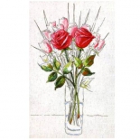Набор для вышивания Sketchbook Roses, Счетный крест, фото