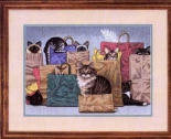 Кошки в сумочках (Bag Ladies), Счетный крест, фото