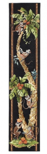 Играющие обезьянки (Playful Monkeys Bellpull), Счетный крест, фото