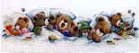 Сонные медвежата (Sleepy Bears), Счетный крест, фото